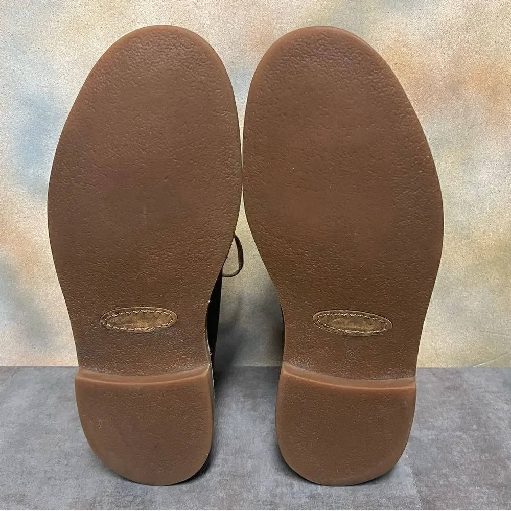 Clarks Classic Leather Brown Chukka Boots Men's Size 10M